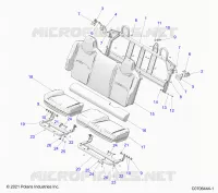 SEAT ASM., REAR