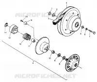 DRIVEN CLUTCH XPRESS 300 W969530 AND XPRESS 400 W969540 (4935923592C006)
