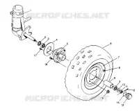 FRONT WHEEL ASSEMBLY 2X4 300 W957530 (4930053005B003)