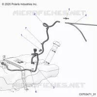 FUEL SYSTEM, LINES, STD.