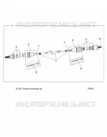 DRIVE TRAIN, HALF REAR SHAFT