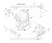 DRIVE TRAIN, MAIN GEARCASE MOUNTING