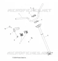 STEERING POST     HANDLEBAR