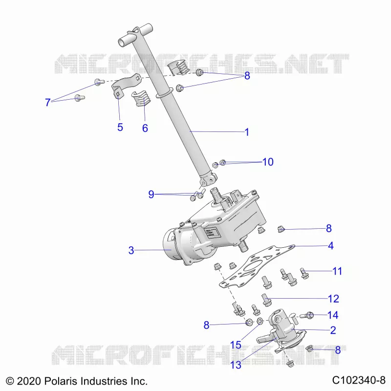 STEERING, STEERING POST  ASM.