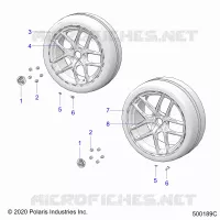 WHEELS, FRONT AND REAR
