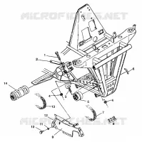 FRONT DRIVE ASSEMBLY 6X6 350L S938739 (4924362436012A)