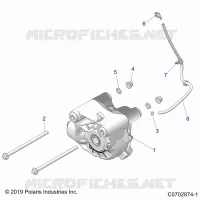 DRIVE TRAIN, FRONT GEARCASE MOUNTING