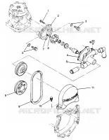 WATER PUMP STORM 0965782, STORM SKS 0965582,  EURO STORM E965782, EURO STOR (4931593159D003)