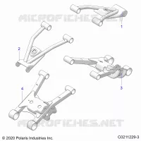REAR SUSPENSION CONTROL ARMS