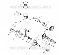 PISTON   CRANKSHAFT  2X4 400L W957540 (4930093009D003)