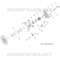 DRIVE TRAIN, PRIMARY CLUTCH
