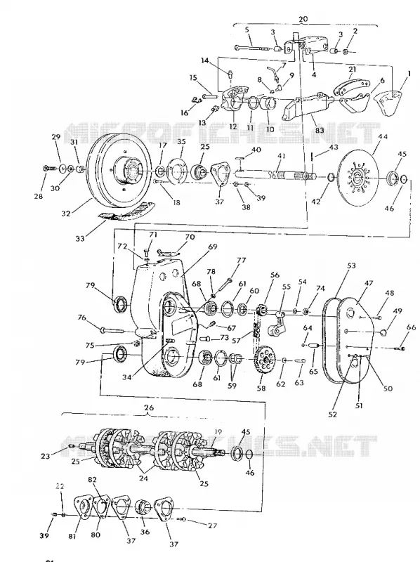 BRAKE   CHAINCASE 650 AND 650 SKS FROM SERIAL NUMBER 1839637 (4919261926031A)