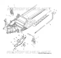 CHASSIS, CLUTCH GUARD AND FOOTRESTS