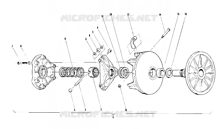 DRIVE CLUTCH (4910931093008A)