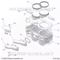 CYLINDER AND PISTON