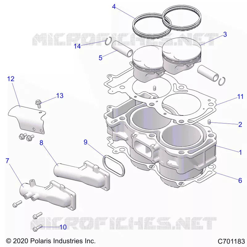 CYLINDER AND PISTON