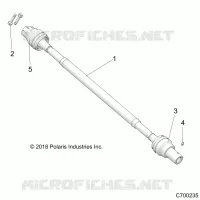 DRIVE TRAIN, REAR PROP SHAFT