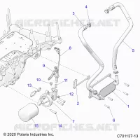 OIL FILTER, OIL COOLER
