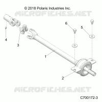 DRIVE TRAIN, MID PROP SHAFT