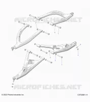 FRONT SUSPENSION CONTROL ARMS MOUNTING