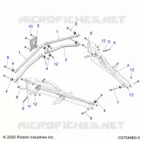 REAR SUSPENSION TRAILING ARMS MOUNTING