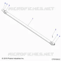 DRIVE TRAIN, FRONT PROP SHAFT