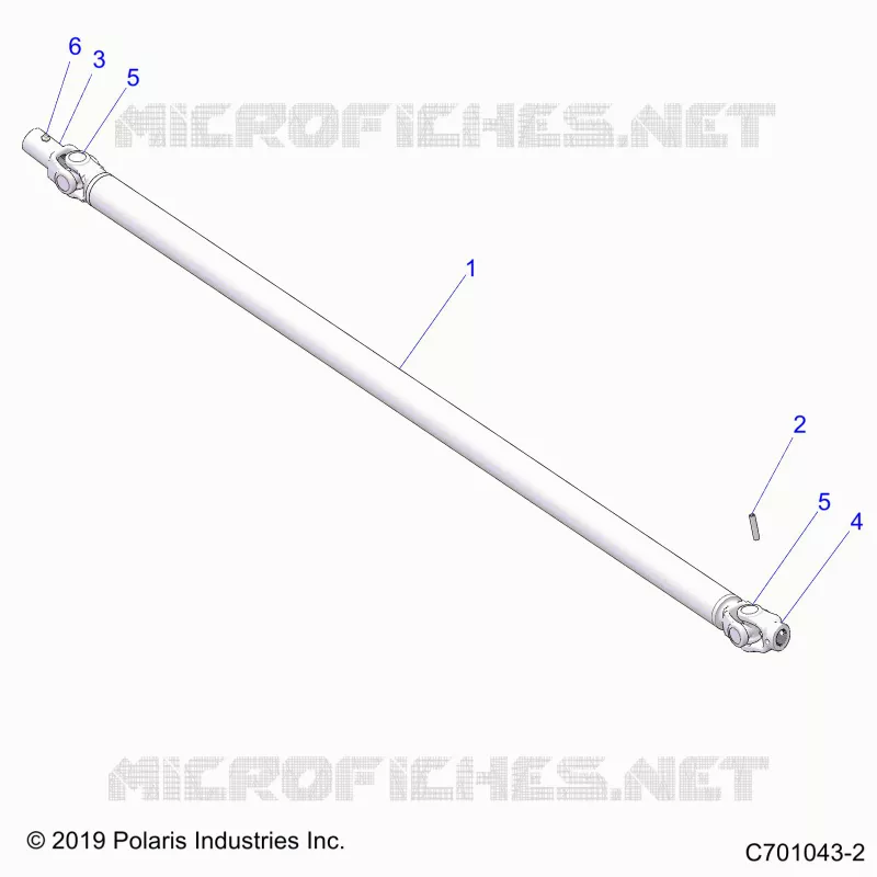 DRIVE TRAIN, FRONT PROP SHAFT