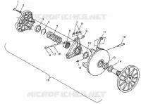 DRIVE CLUTCH STORM 0975782, STORM S.E. H975782, EUROPEAN STORM S.E. E975782 (4937823782C005)