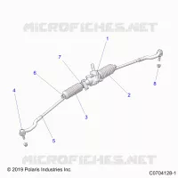 STEERING, RACK AND PINION