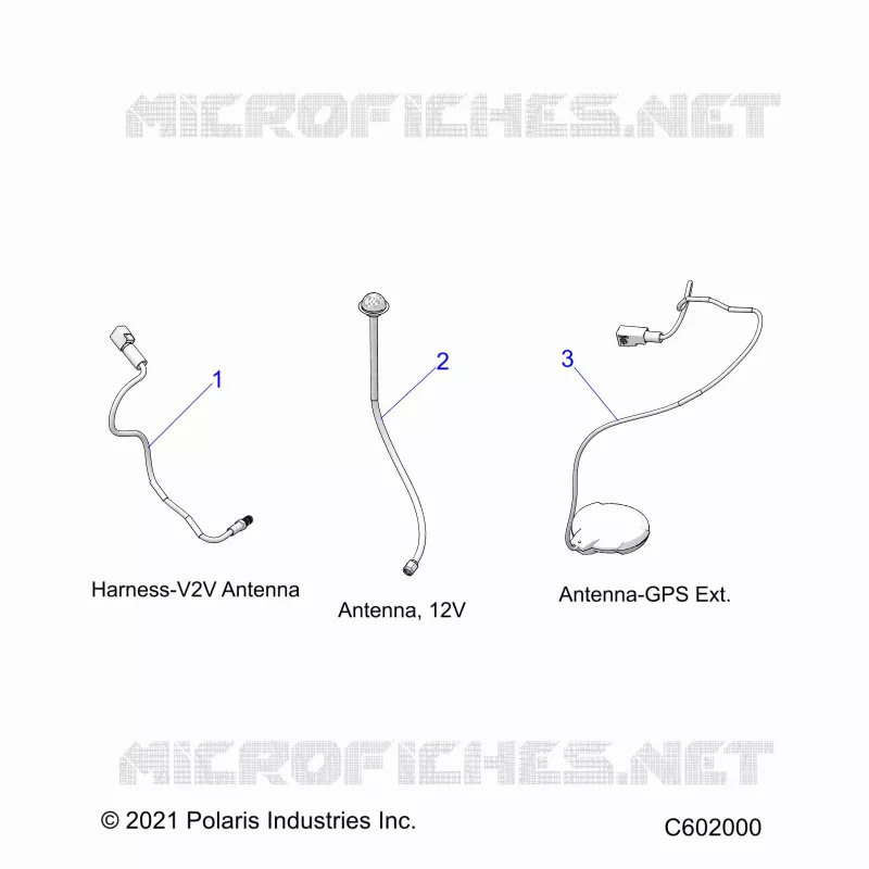 ELECTRICAL, GPS HARNESS AND ANTENNA