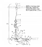 SHIFT LINKAGE ASSEMBLY 6X6 400L, SWEDISH S948740 AND  NORWEGIAN N948740 (4926812681045A)