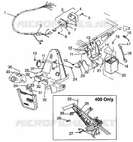 ELECTRICAL/TAILLIGHT XPRESS 300 W97CA28C AND  XPRESS 400L W97CA38C (4939603960C012)
