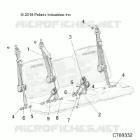 SEAT BELT AND MOUNTING