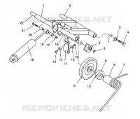 REAR TORQUE ARM TRAIL/0930761 AND  TRAIL DELUXE/0930243 (4923222322024A)