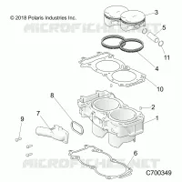 CYLINDER AND PISTON