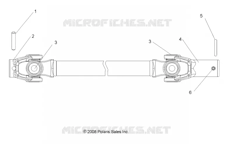 DRIVE TRAIN, FRONT PROP SHAFT