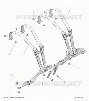 SEAT BELT MOUNTING REAR