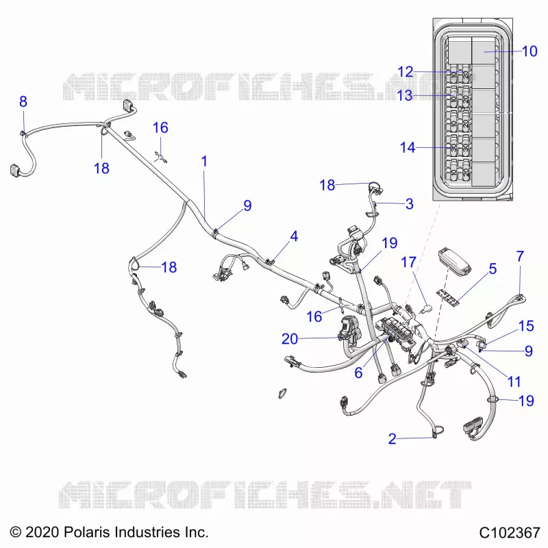 ELECTRICAL, MAIN WIRE HARNESS