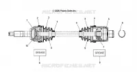 DRIVE REAR SHAFT