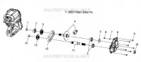 GEARCASE OUTPUT SHAFT