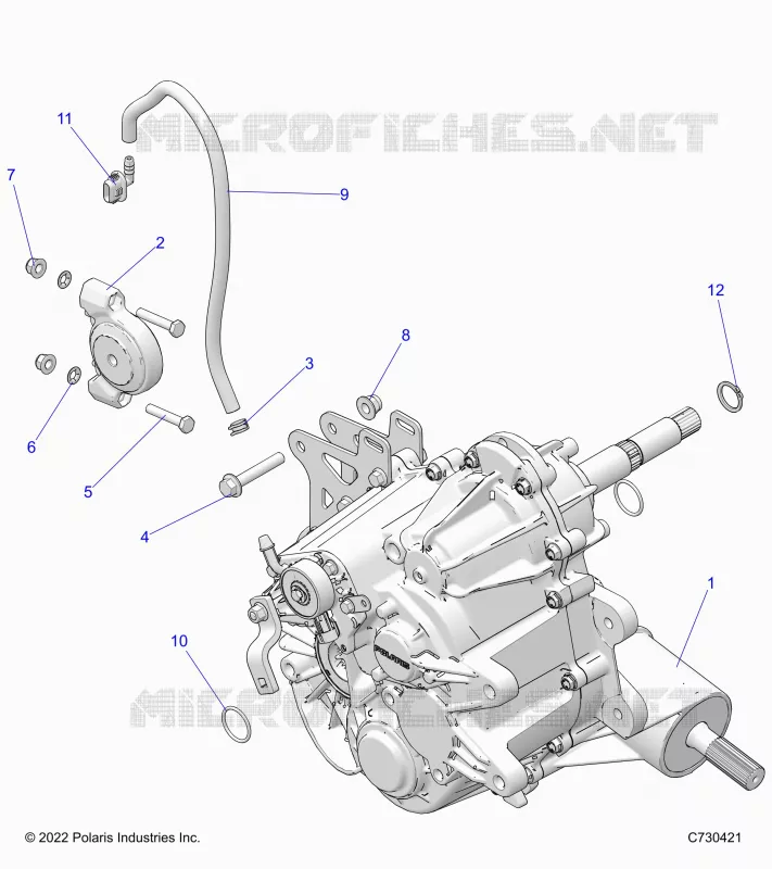 DRIVE TRAIN, MAIN GEARCASE MOUNTING
