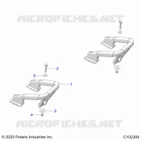 REAR BODYWORK RACK, HANDGRIPS
