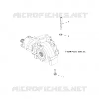 DRIVE TRAIN, GEARCASE MOUNTING, FRONT
