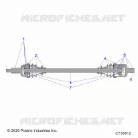 DRIVE TRAIN, FRONT HALF SHAFT