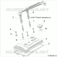 ENGINE, VALVE COVER