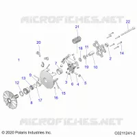DRIVE TRAIN, PRIMARY CLUTCH