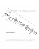 DRIVE TRAIN, SECONDARY CLUTCH