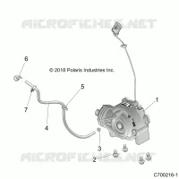 DRIVE TRAIN, FRONT GEARCASE MOUNTING