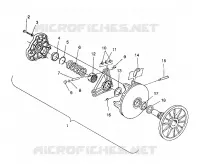 DRIVE CLUTCH ASSEMBLY 440 / 0930760 AND 440 SKS / 0930560 (4922932293023A)