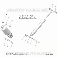 REAR SUSPENSION SHOCKS MNTG.